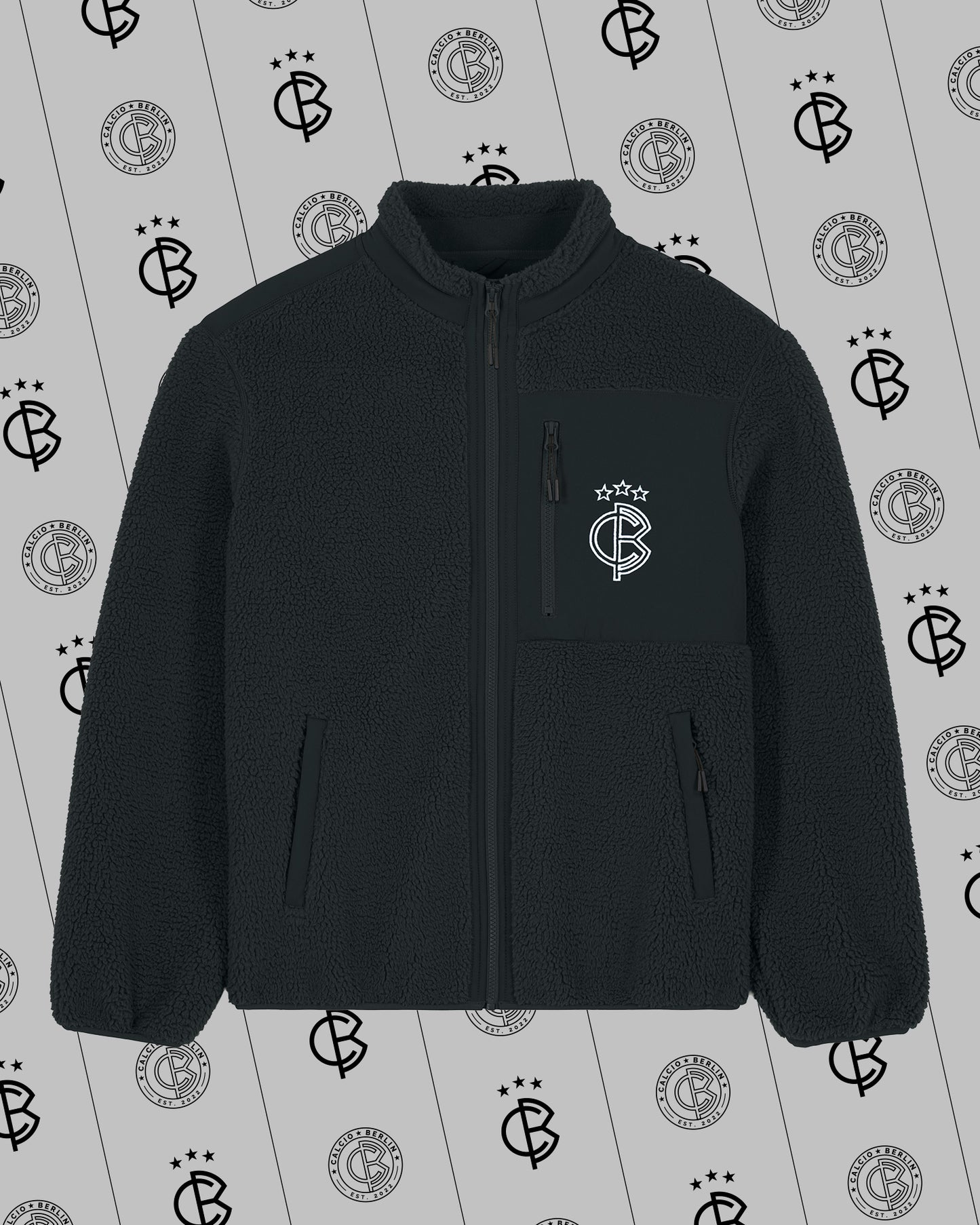 Fleecejacke "Stadion" - Black